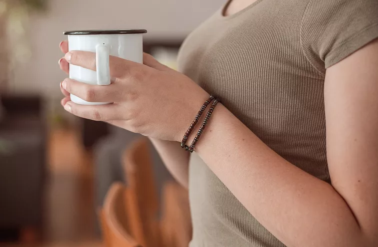 "Ich liebe Dich" - Armband mit Morsecode-Nachricht