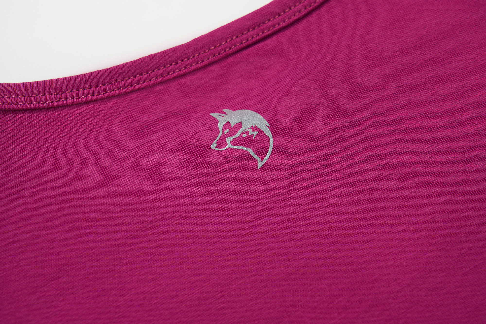 Dívčí bavlněné tričko, lesní zvířátka, fialovorůžová