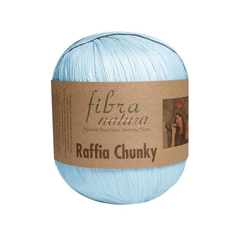 Raffia Chunky 114-10 světle modrá