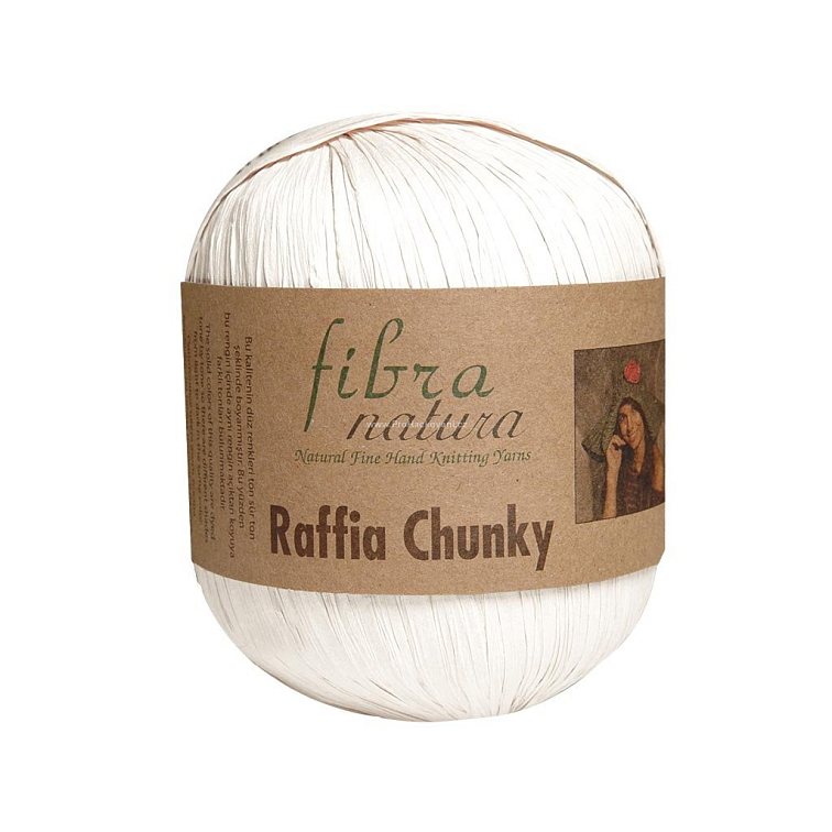 Raffia Chunky 114-02 smetanová