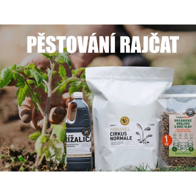 Pěstování rajčat - Zvýhodněné sety pro pěstování rajčat bez chemie