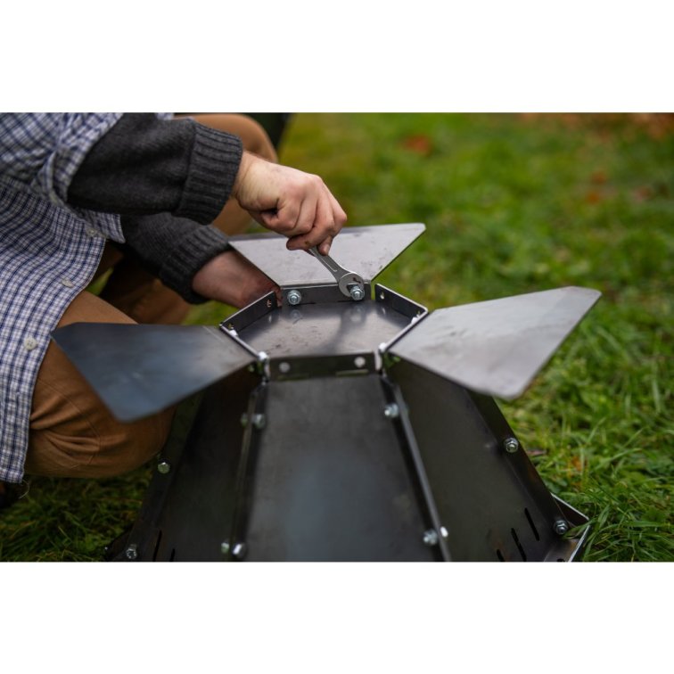 Plát k pyramidovému ohništi o šesti bocích, 80 litrů