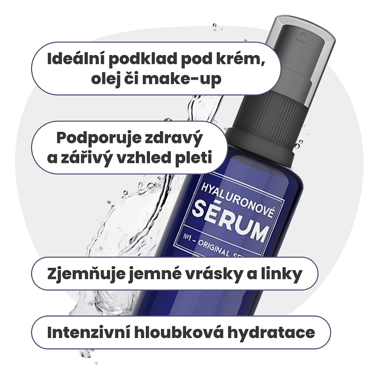 Hyaluronové sérum 50 ml s dávkovačem