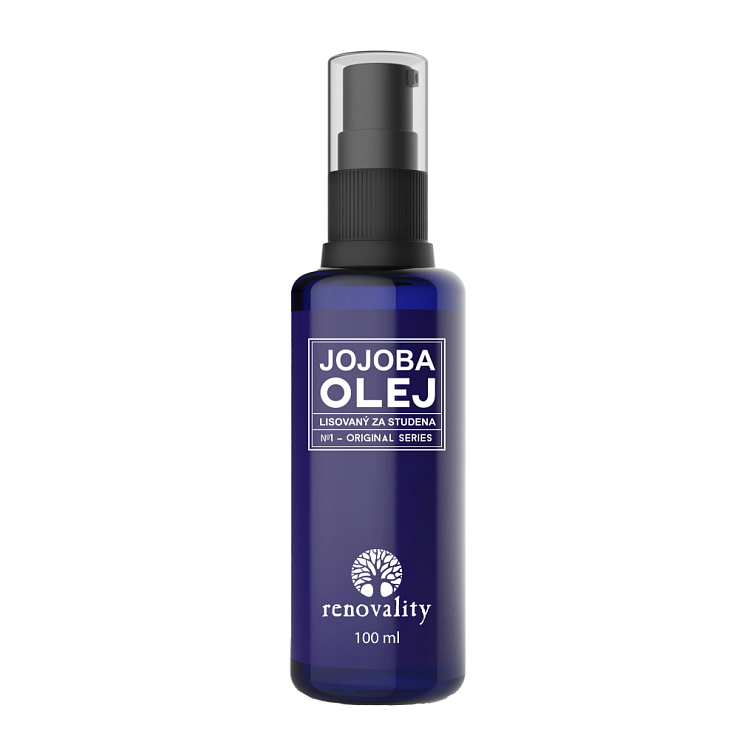 Jojobový olej 100 ml lisovaný za studena s pumpičkou