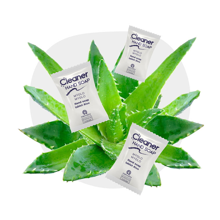 Tableta mýdlová pěna s vůní aloe vera 3 kusy