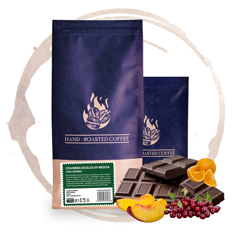 COLOMBIA Excelso EP Meseta 100% Arabika zrnková káva