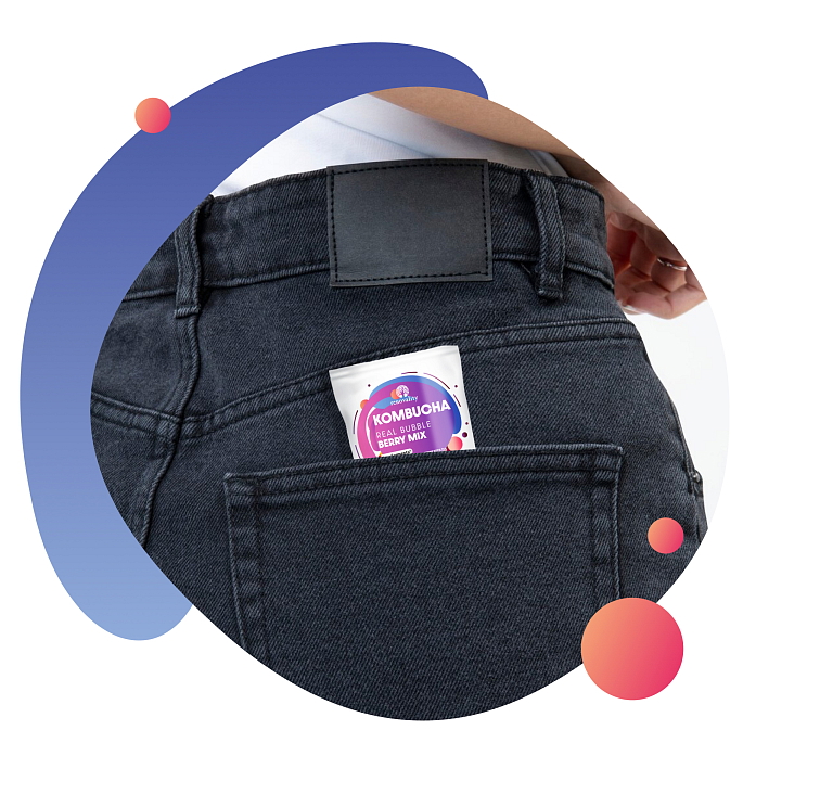 Kombucha Real Bubble Berry Mix