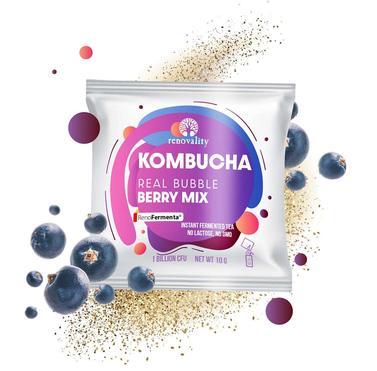 Kombucha Real Bubble Berry Mix