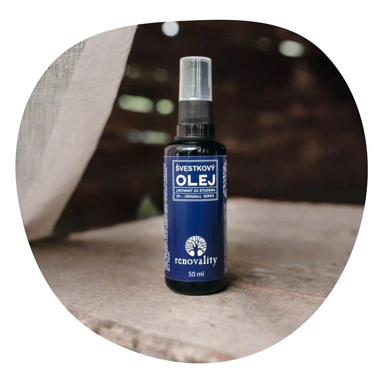 Švestkový olej lisovaný za studena 50 ml