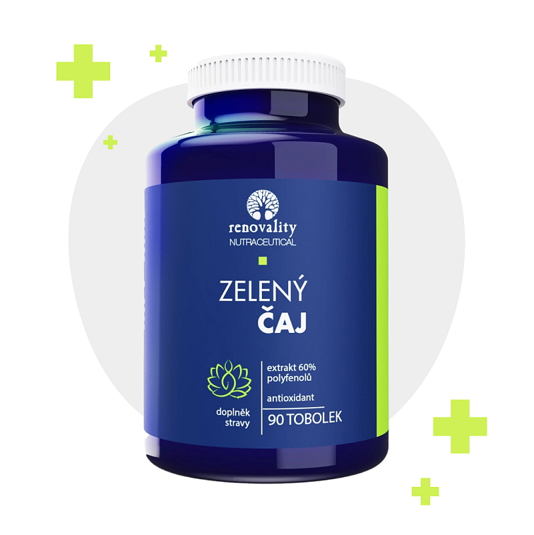 Zelený čaj - 60% polyfenolů