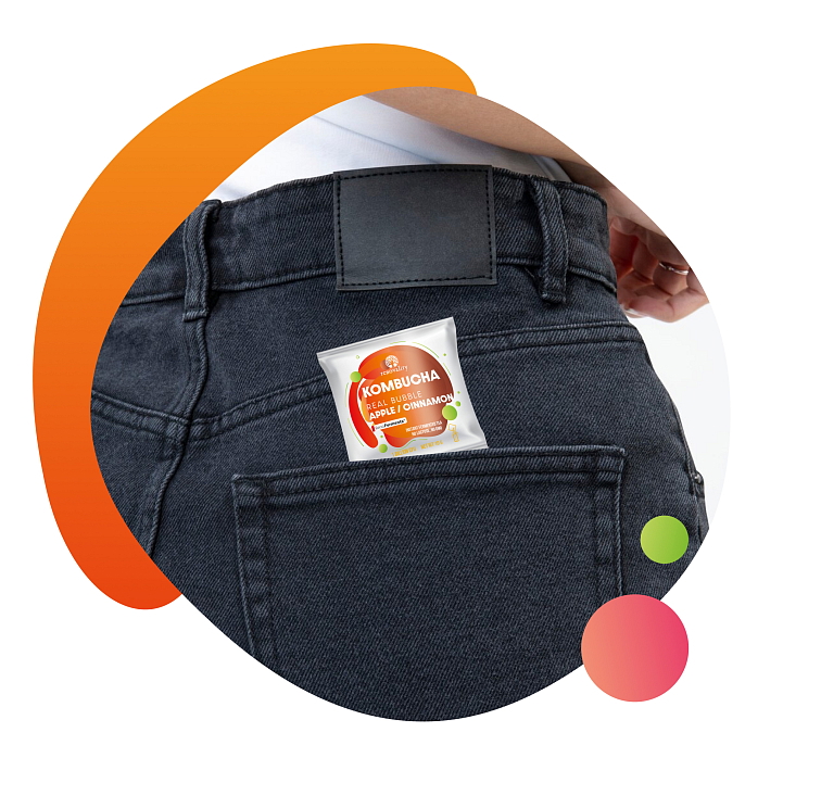 Kombucha Real Bubble Apple/Cinnamon