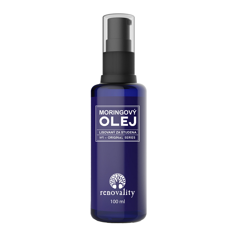 Moringový olej lisovaný za studena 100 ml s pumpičkou