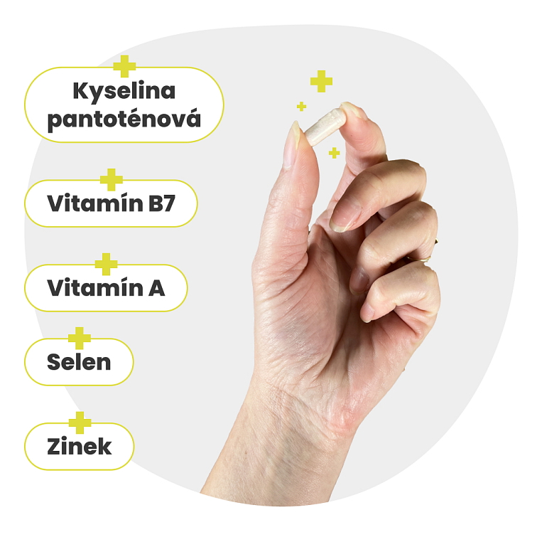 Vlasy, kůže, nehty 120 tobolek