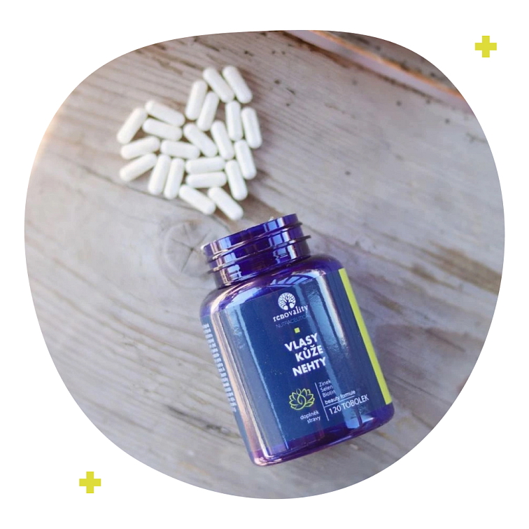 Vlasy, kůže, nehty 120 tobolek