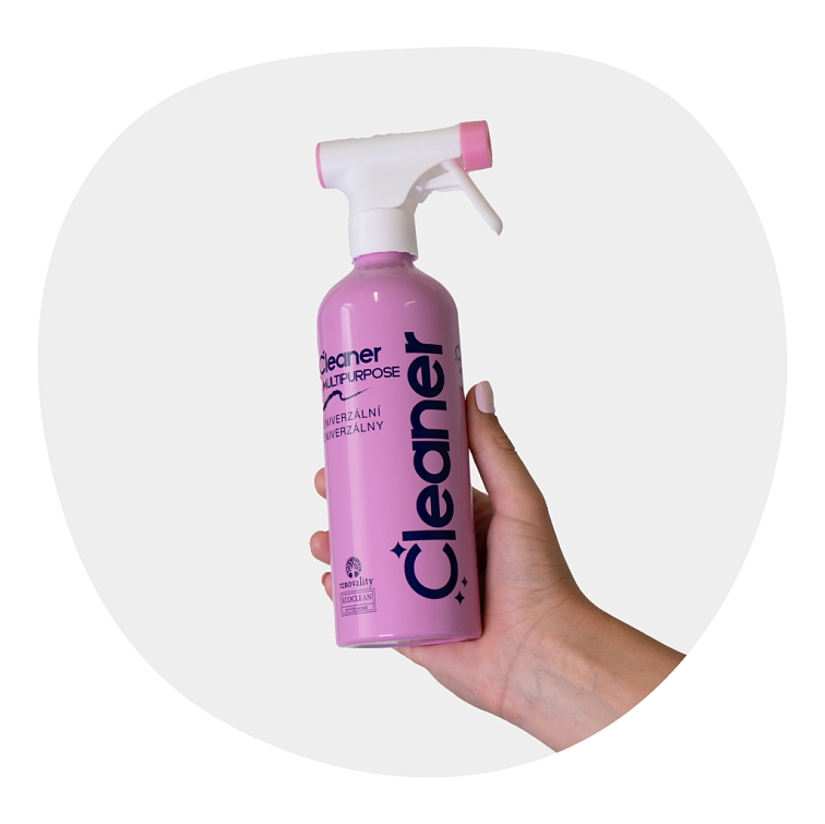 Láhev univerzální čistič s rozprašovačem a tabletou 500 ml