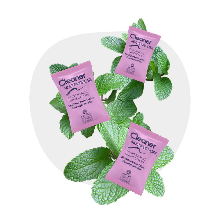 Tableta univerzální s vůní eukalyptu a máty 3 kusy
