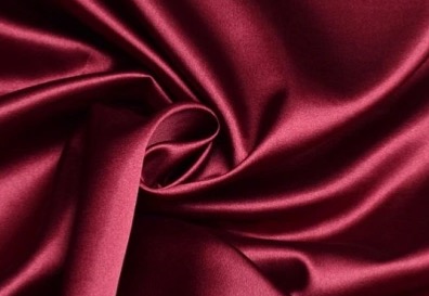 Saténová scrunchie gumička - Vínová