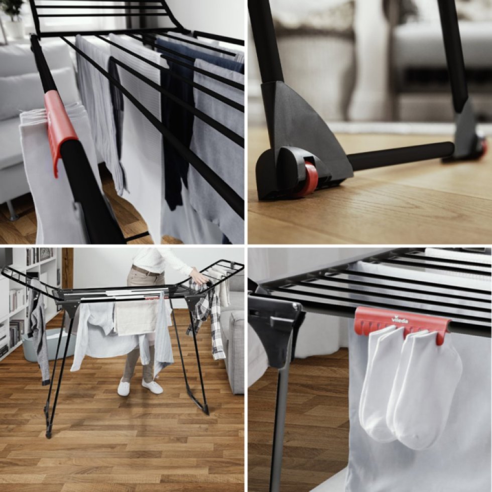 SUŠIČKA BIELIZNE VILEDA KING BLACK 20M