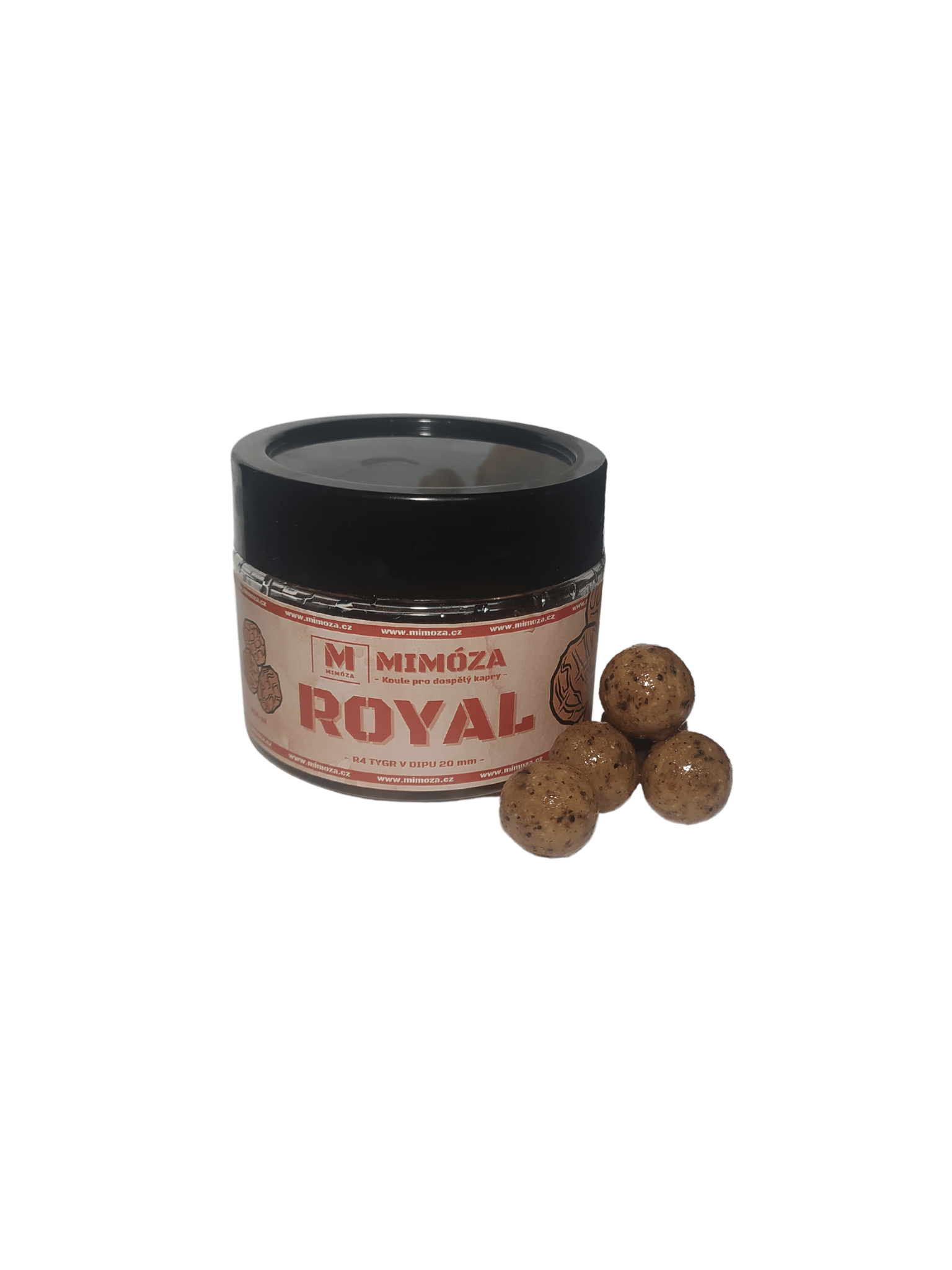 Mimóza Chytací boilies R4 Tygr 20 mm