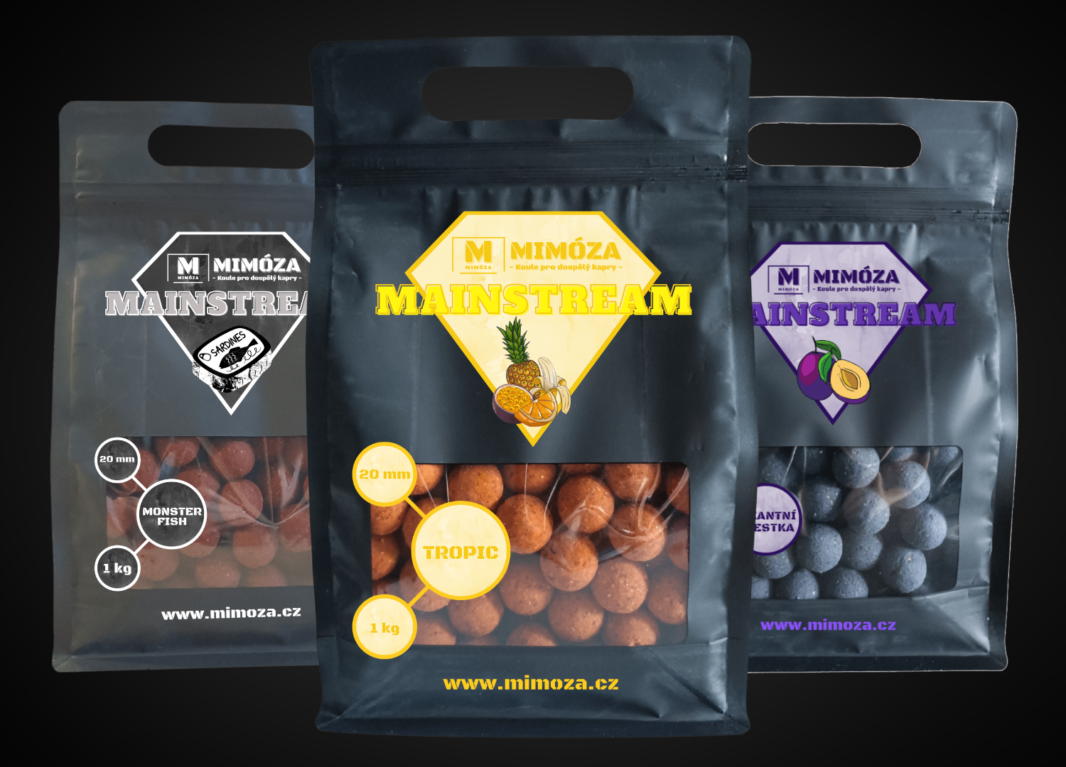 Mimóza Chytací boilies M2 Tropic 20 mm