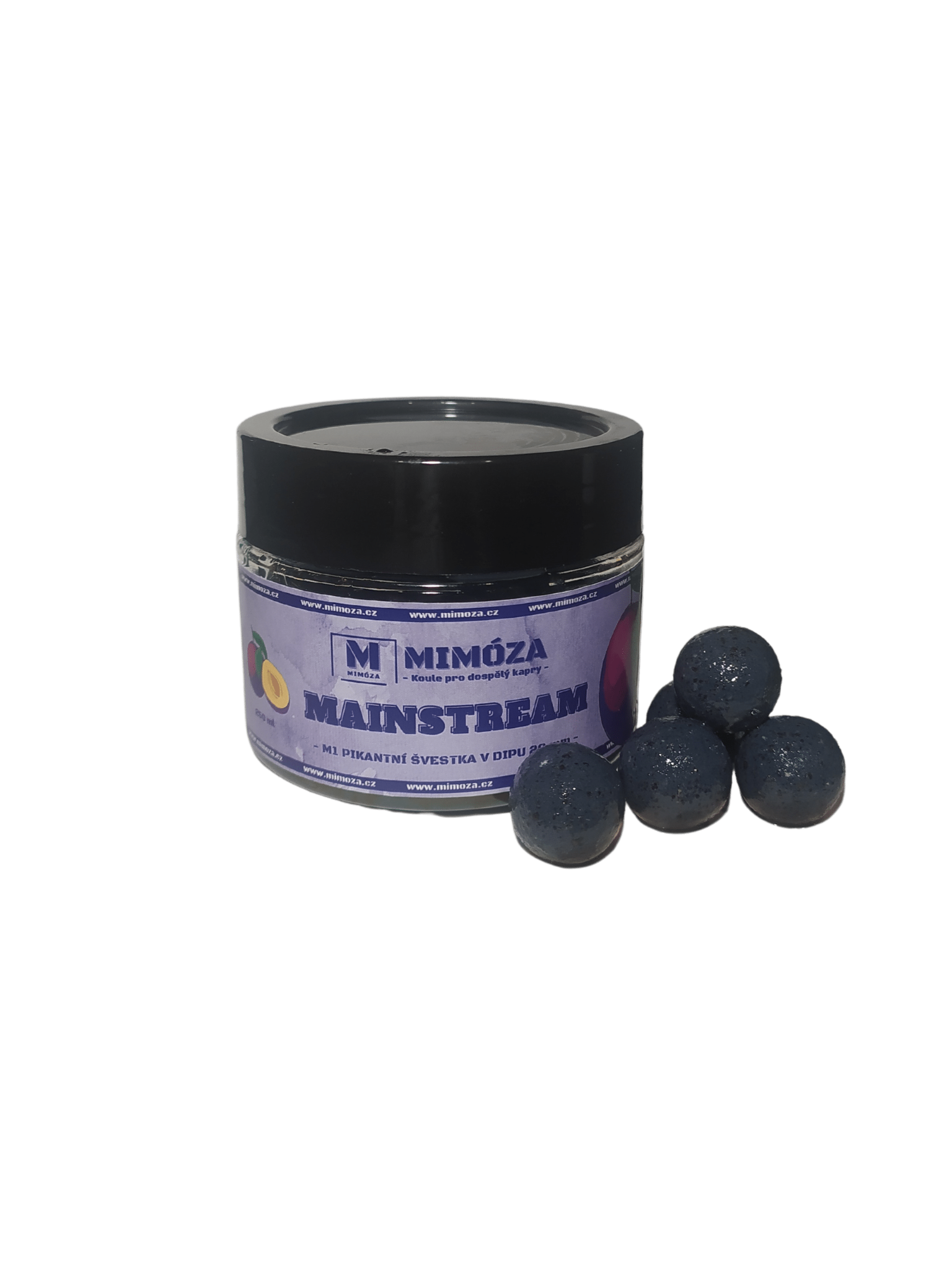 Mimóza Chytací boilies M1 Pikantní švestka 20 mm