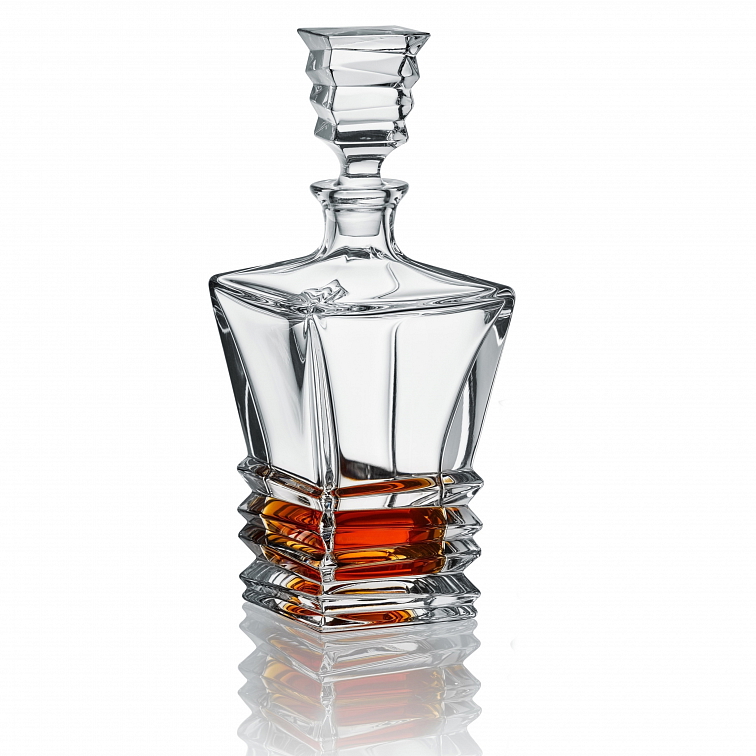 Bohemia Jihlava karafa na whisky Rocky 850 ML