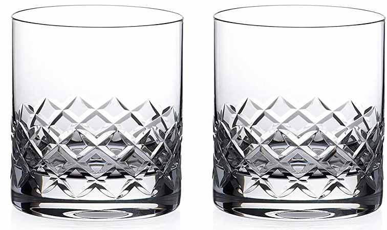 Diamante broušený whisky set Grosvenor 1+2