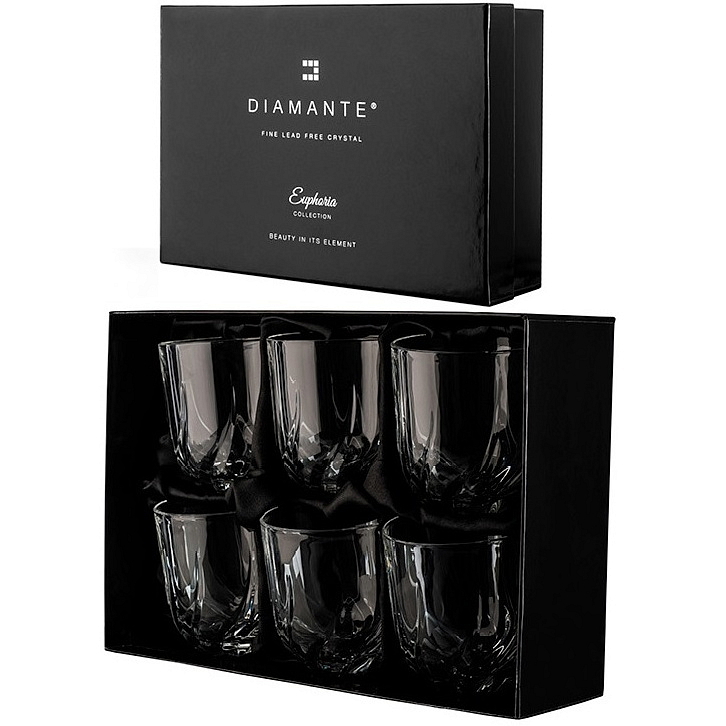 Diamante sklenice na whisky v dárkovém balení Firenze 290 ml 6KS