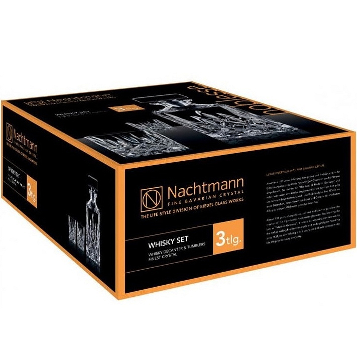 Nachtmann whisky set Noblesse 1+2