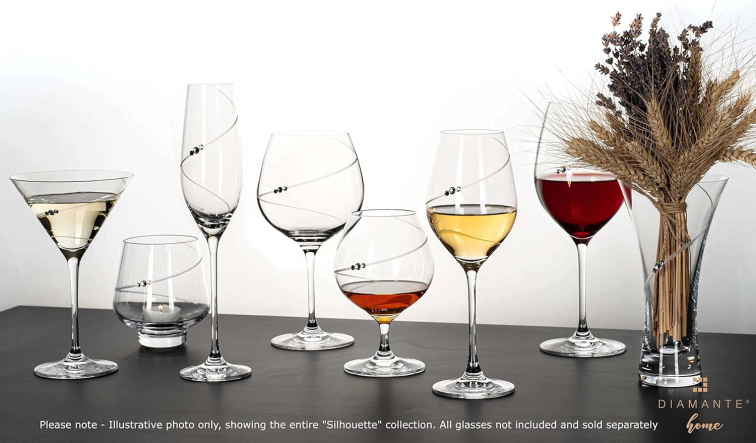 Diamante karafa na víno Silhouette City 1200ml