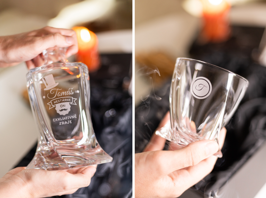 Karafy a whiskovky s personalizací