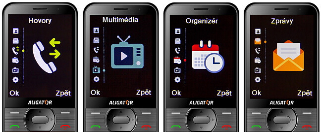 ALIGATOR A900 GPS Senior červený