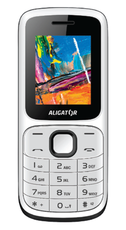 ALIGATOR D210 Dual sim bílo-černý