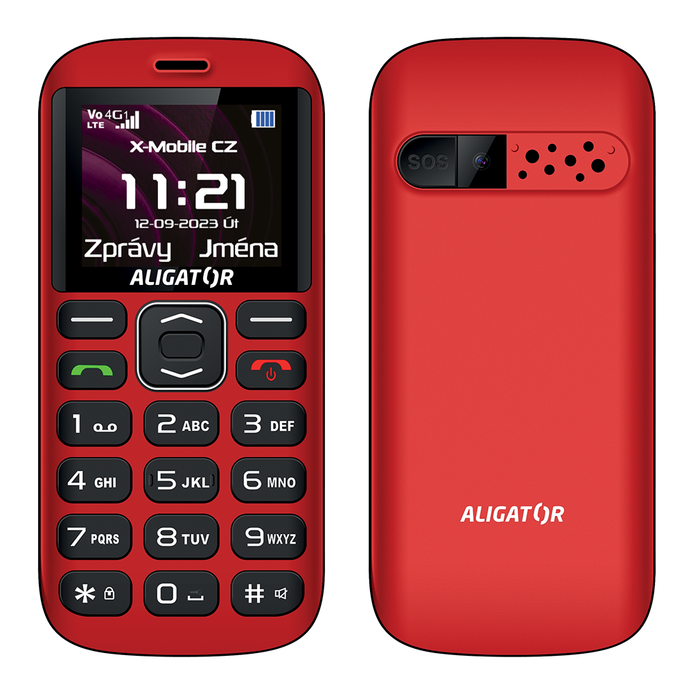 Aligator A720 4G Senior černý