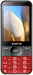 ALIGATOR A900 GPS Senior červený