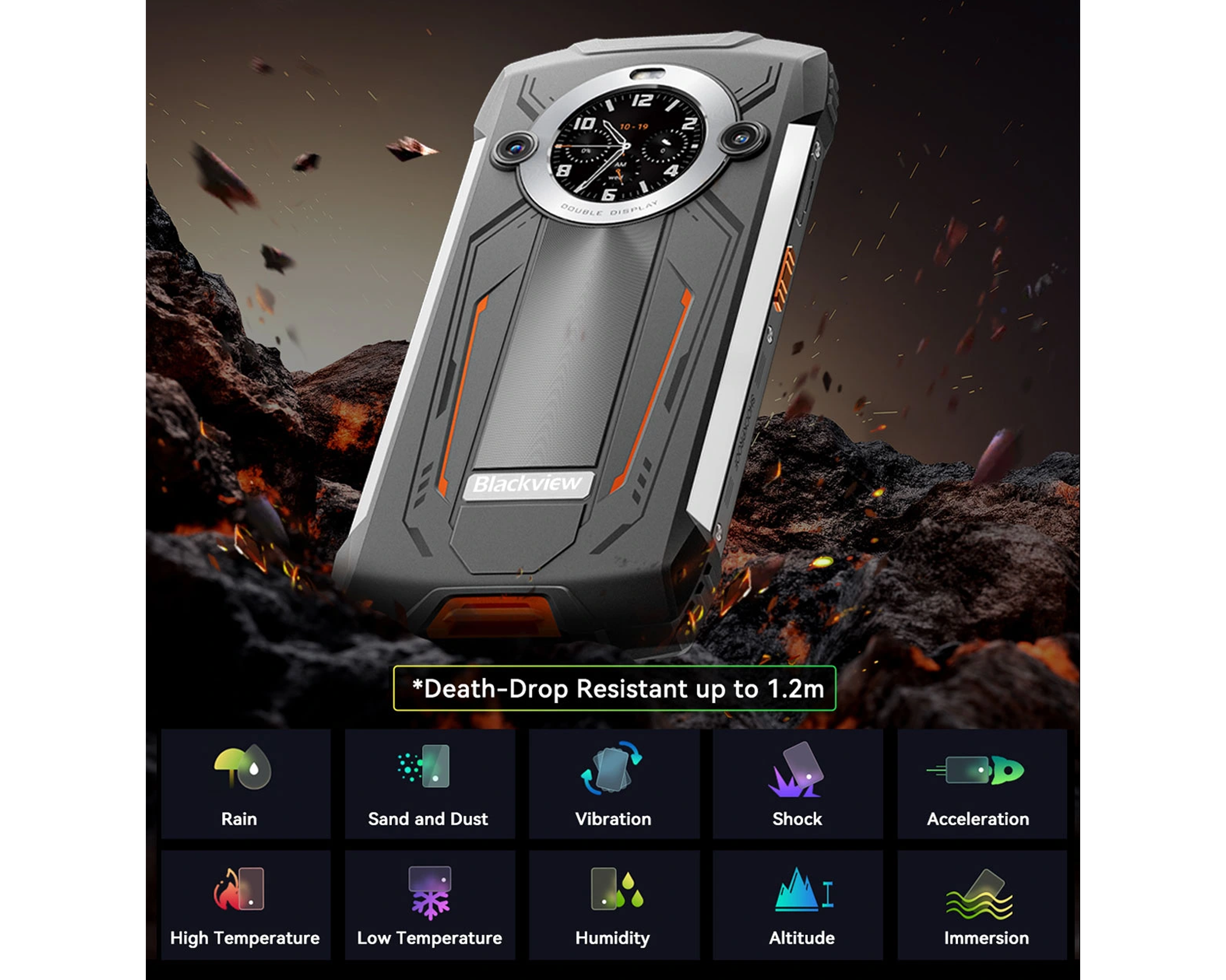 Blackview BV8200 12/256 GB černý