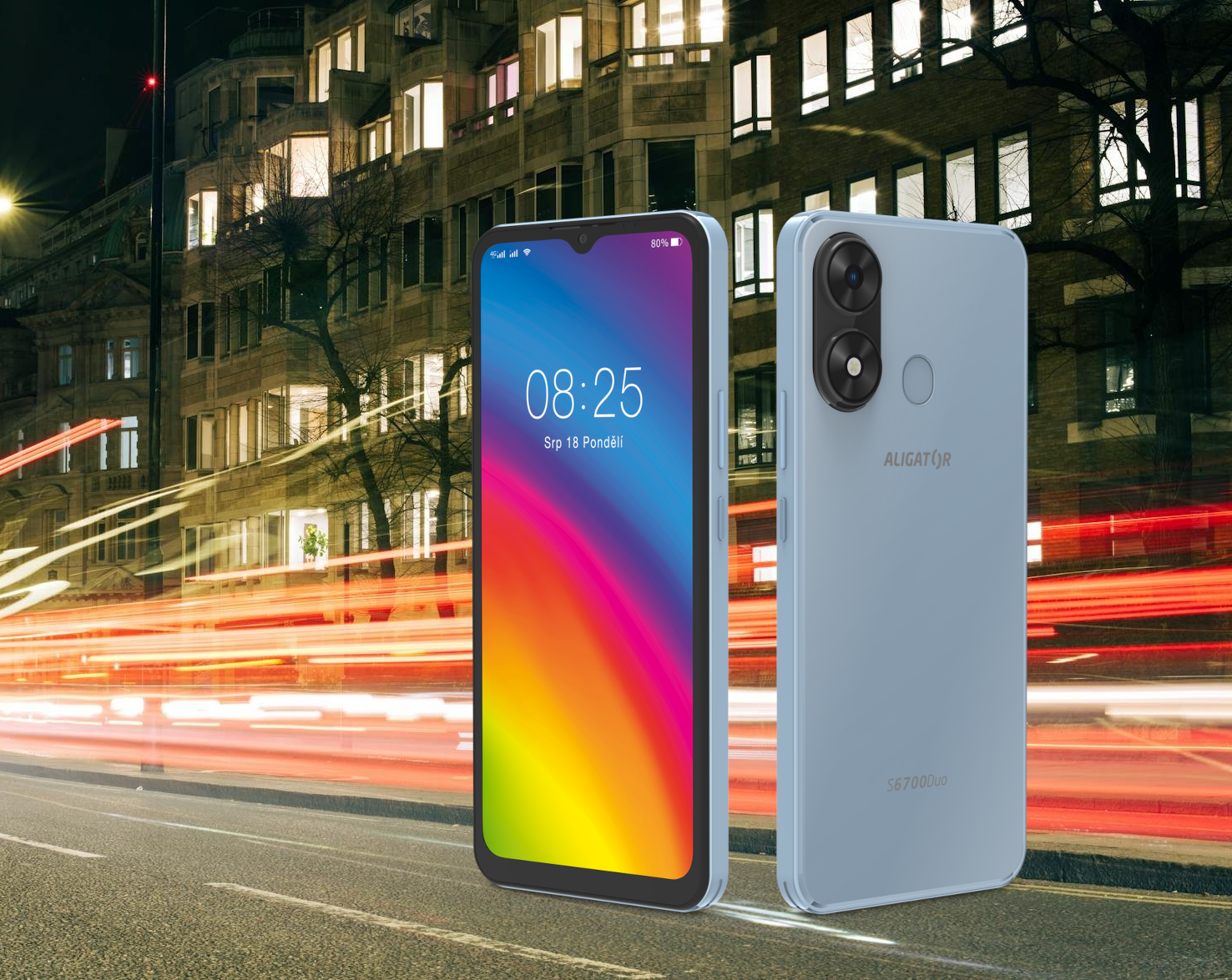 Mobilní telefon ALIGATOR S6700 Duo 4/128GB černý
