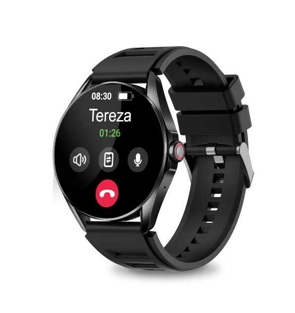 ALIGATOR Watch AMOLED, stříbrné