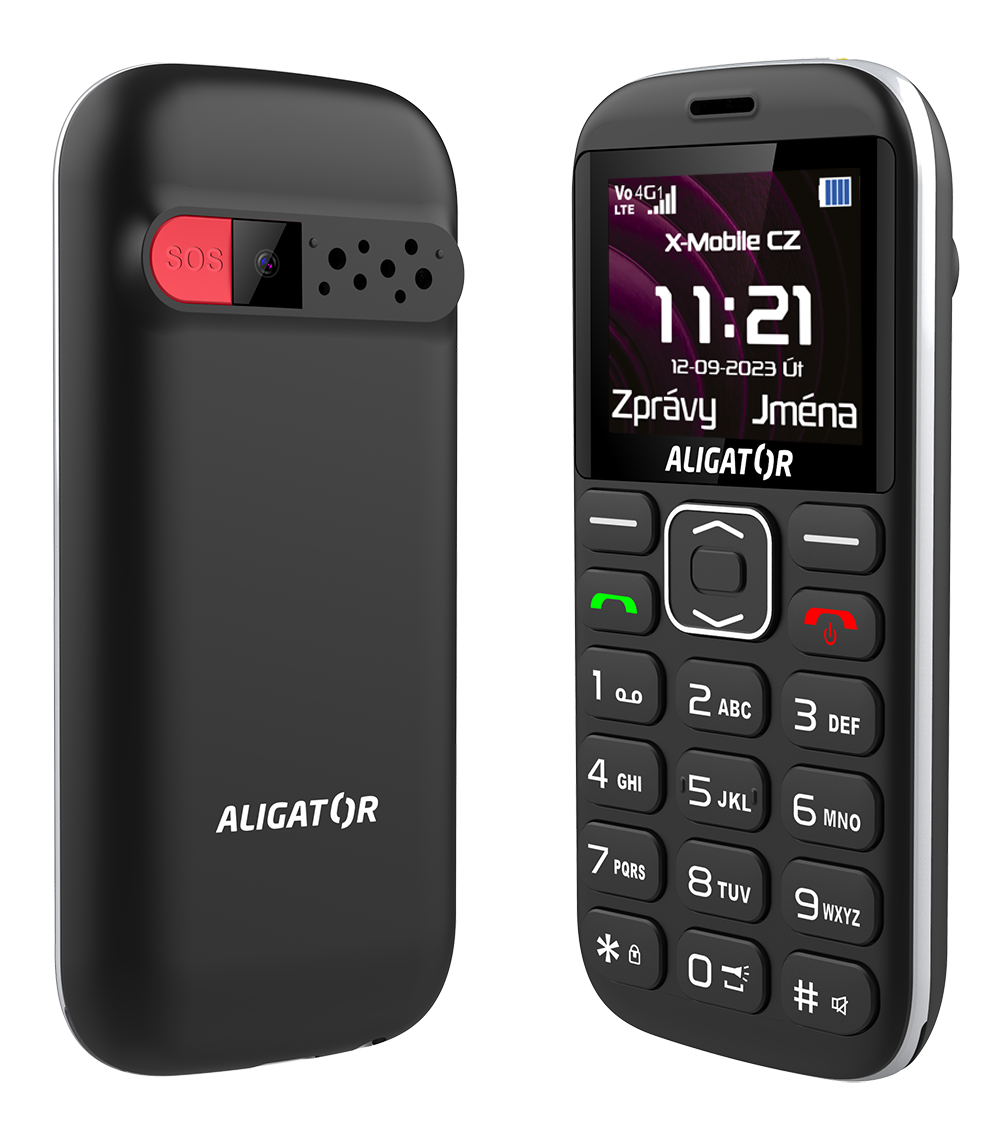 Aligator A720 4G Senior černý