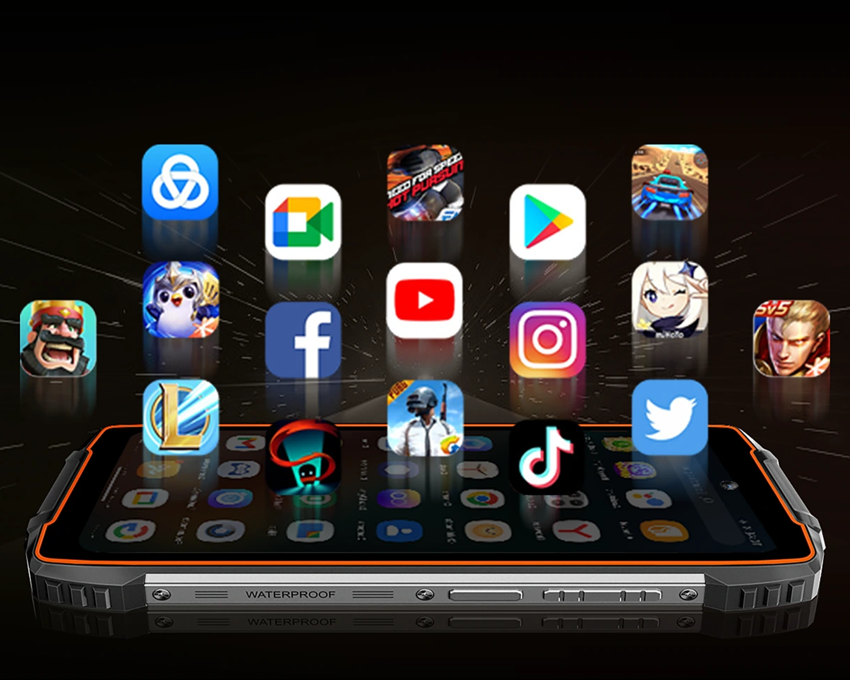 Blackview BV8200 12/256 GB černý