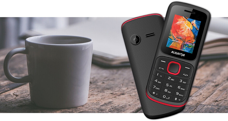 Mobilní telefon ALIGATOR D920 Dual sim černo-stř.