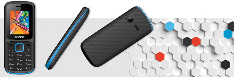 Mobilní telefon ALIGATOR D920 Dual sim černo-stř.
