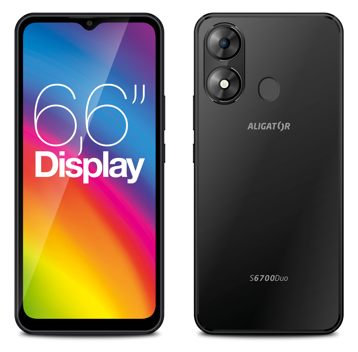Mobilní telefon ALIGATOR S6700 Duo 4/128GB černý