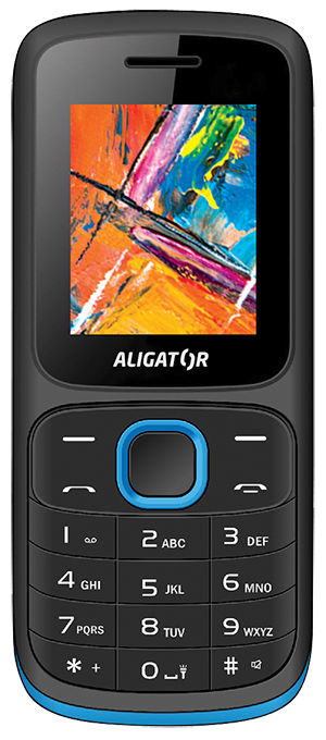 ALIGATOR D210 Dual sim černo-modrý