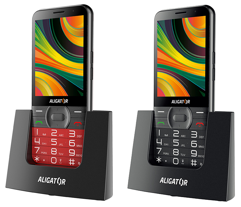 ALIGATOR A900 GPS Senior červený