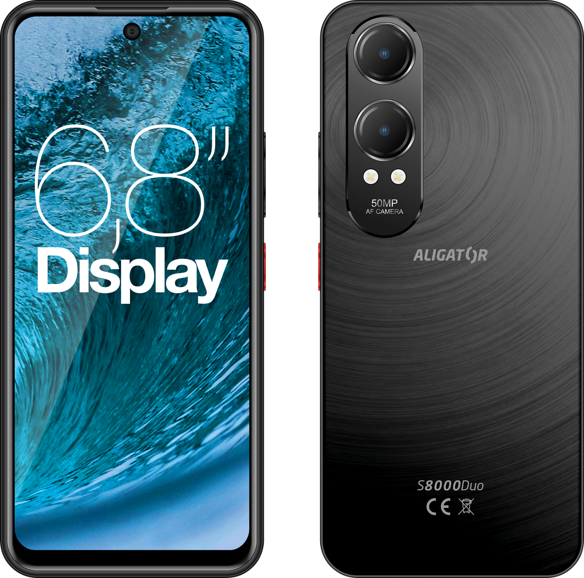 Mobilní telefon ALIGATOR S8000 Duo 4/128GB černý
