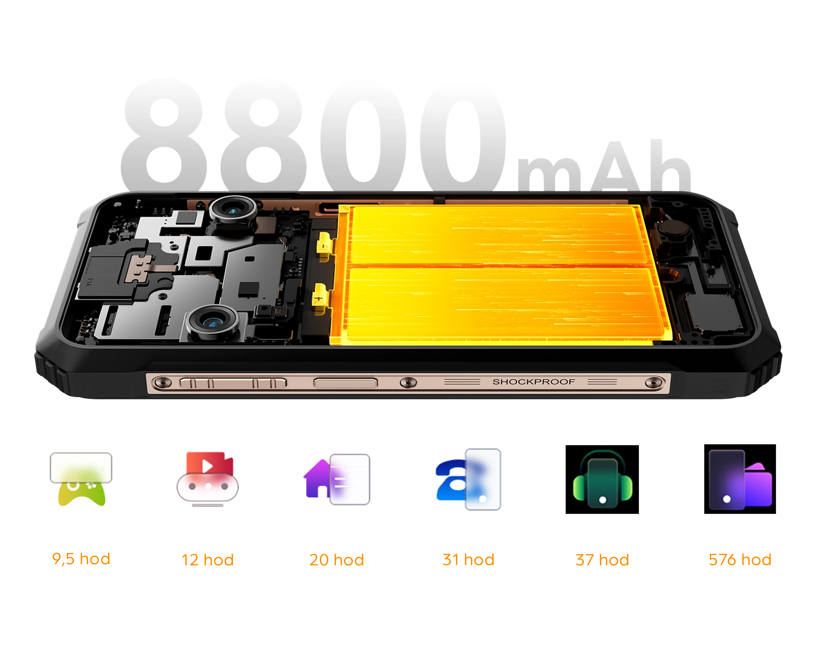 Blackview BL9000 PRO 12/512 GB černý