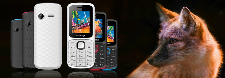 Mobilní telefon ALIGATOR D920 Dual sim černo-stř.