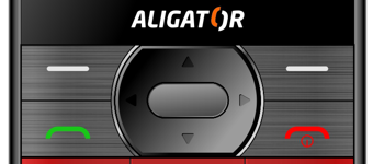 ALIGATOR A900 GPS Senior červený