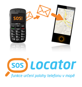 ALIGATOR A910 Senior černý + stolní nabíječka